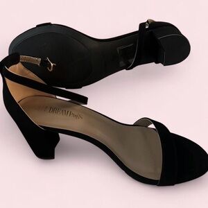 Dream Pairs Black Strappy Heels